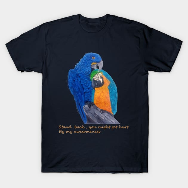 macaw T-Shirt by Mohita--Garg